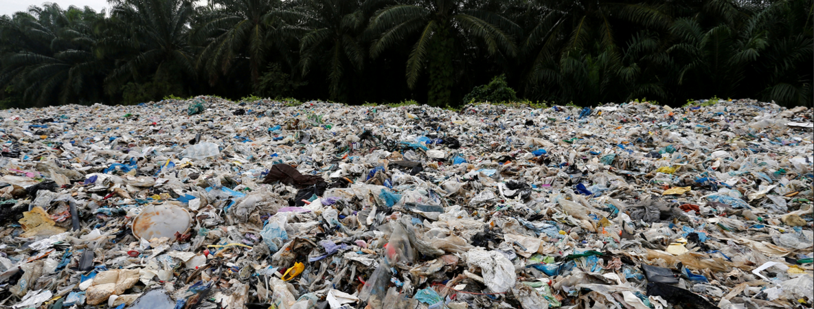 Plastikmüll Plastikabfall Recycling Illegale Deponie