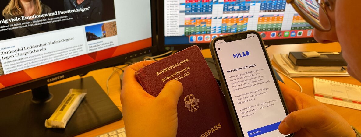 Die Einrichtung der mitID mit deutschem Pass war am Donnerstag nicht möglich.
