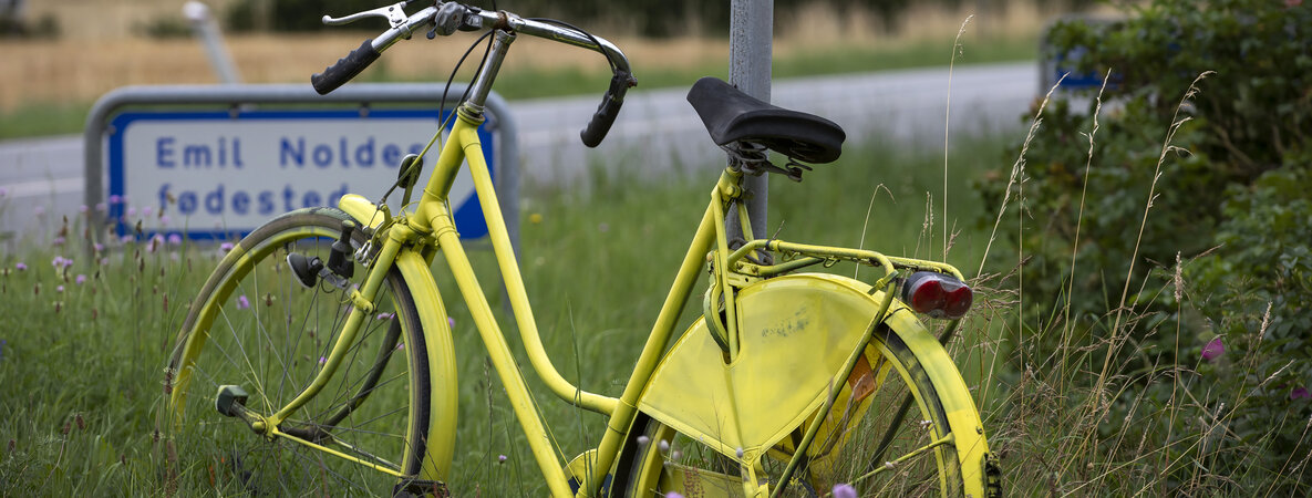 Gelbes Fahrrad