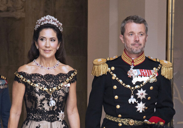 Am 14. Januar Königin und König: Mary und Frederik.