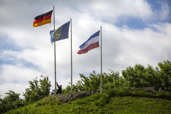 Deutschland Fahne, Schleswig-Holstein Fahne
