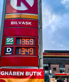 Aktuelle Benzinpreise in Apenrade.