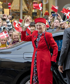 Königin Margrethe II. bei ihrem Besuch in Flensburg im September 2019.