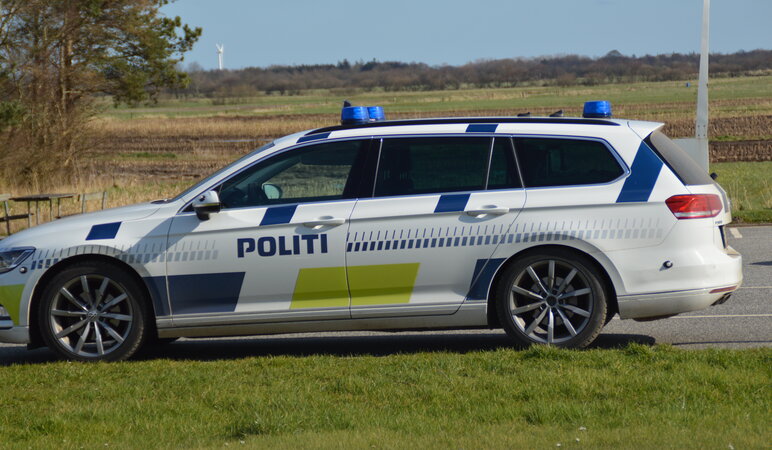Ein Polizeiauto