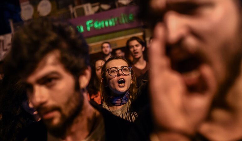 Demonstration in Istanbul